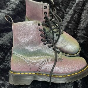 Dr.martens rainbow glitter boots